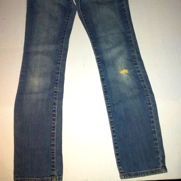 ☆GUC☆Girls OLD NAVY Light Wash~Skinny Straight~Stretchy Denim Jeans☆12Girl/Teen☆ - Picture 4 of 14